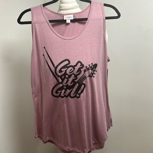 LuLaRoe Tank Rock and Roll style